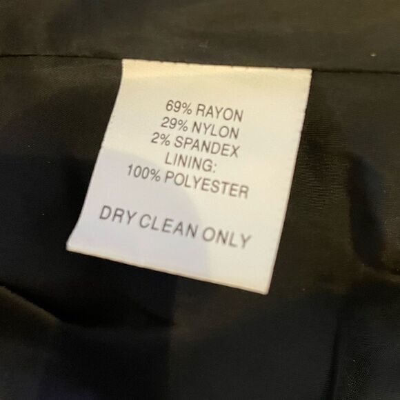 EUC Trina Turk Silver Studded Black Blazer Jacket Sz. 8 - Picture 6 of 7